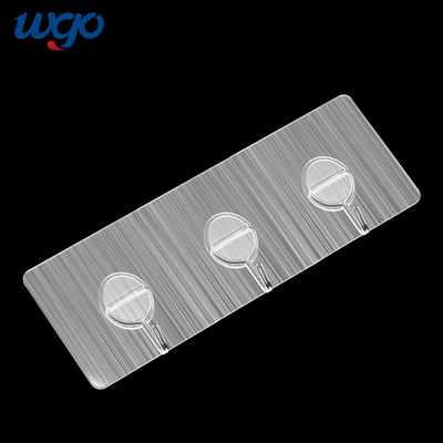 SS201 bathroom WGO 3 Hook Towel Rack 6kg Max Loading ISO9001