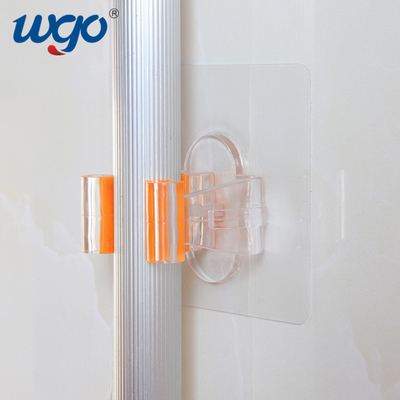 Self Adhesive Cleaning Products Holder Washable And Reusable Damage Free Wall Mount Grippers