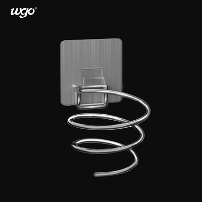 No Punching Reusable Hair Dryer Stand Bath Accessories 130x95x70 Mm