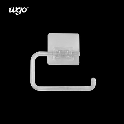 Installed Bathroom Toilet Paper Roll Holder Self Adhesive Damage Free Mounting